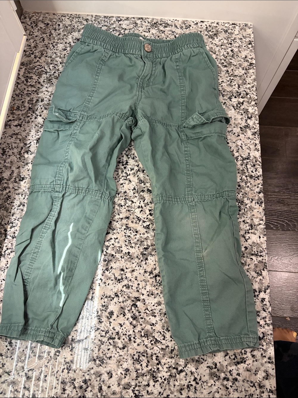 GAP kids (girls) Olive Green Cargo Pants with Elastic Waist